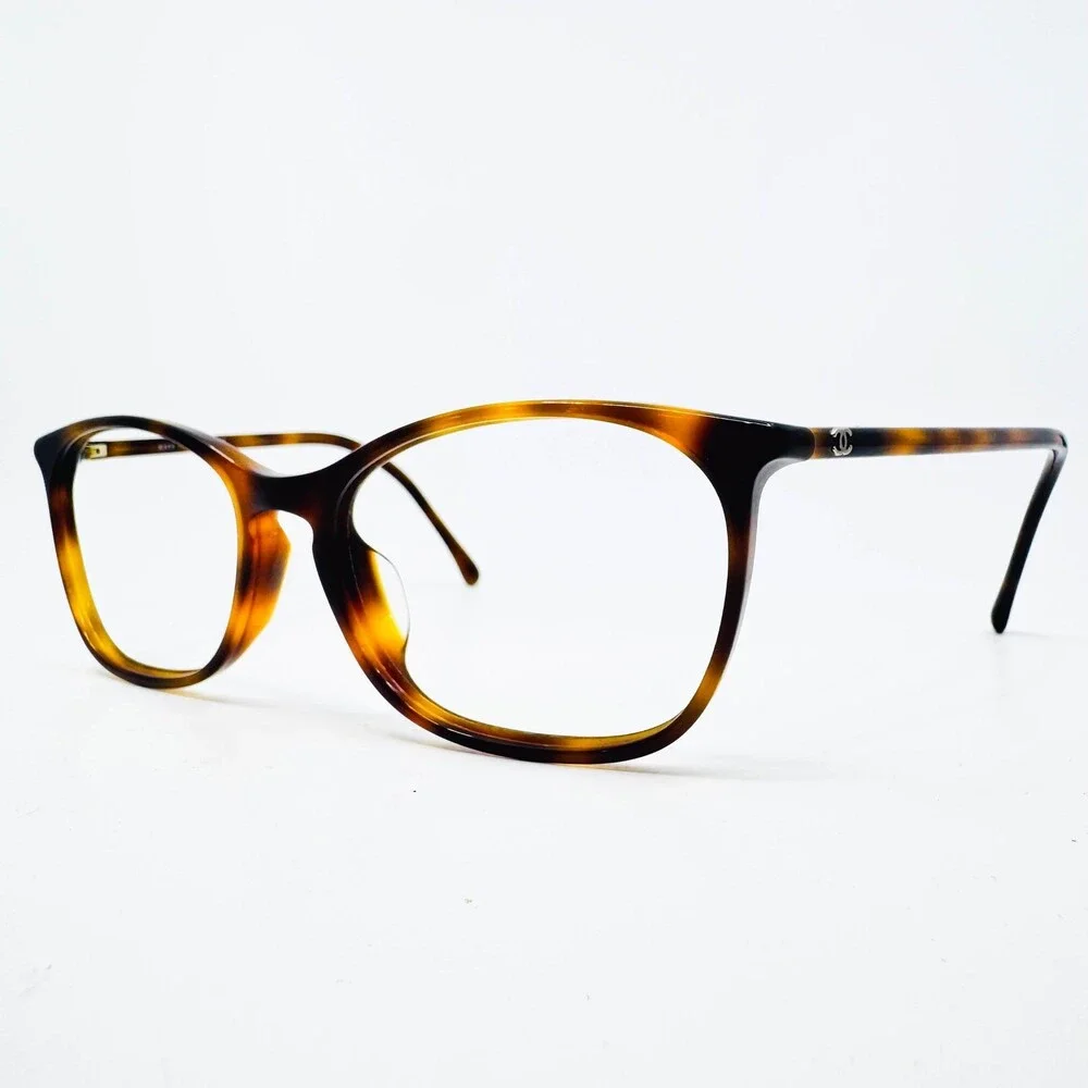 Chanel Eyeglasses Women Brown Tortoise 3281-A c.1295 54-17-140